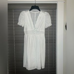 White mini dress!